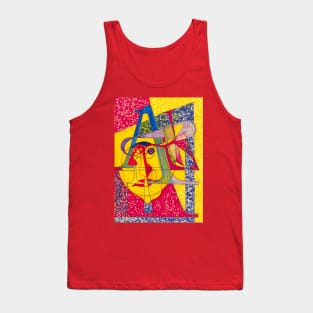 portrait of a calligrapher Tank Top